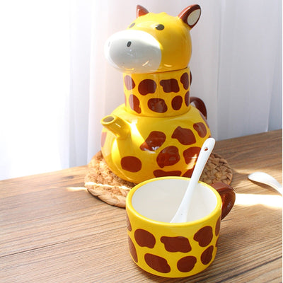 Giraffe Mug Teapot Set