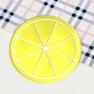 5pcs Silicon Custom Fruit Coasters - MaviGadget