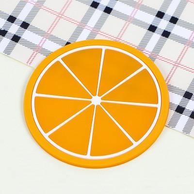 5pcs Silicon Custom Fruit Coasters - MaviGadget