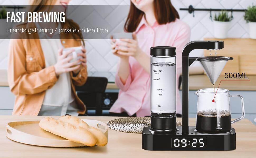 Anti-Drip Automatic Coffee Machine - MaviGadget