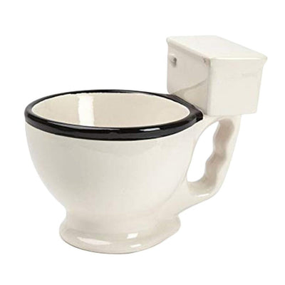 Toilet Ceramic Coffee Mugs with Handgrip