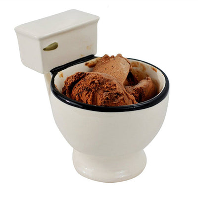Toilet Ceramic Coffee Mugs with Handgrip
